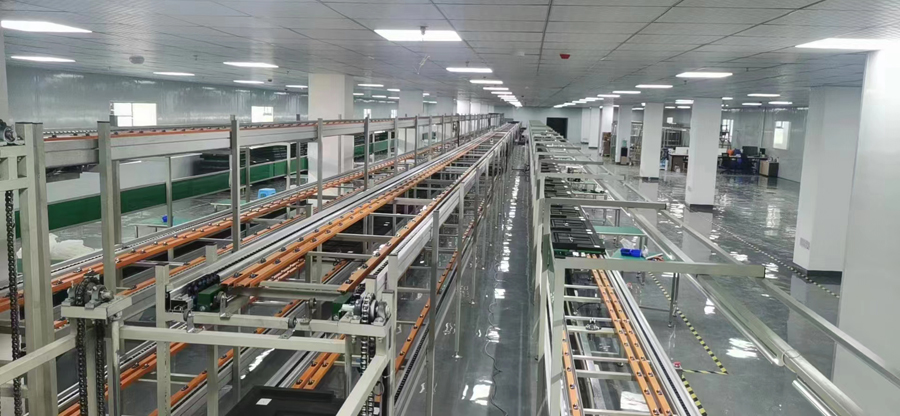 完美的倍速链环形组装线设计能够更高效的提升生产效率